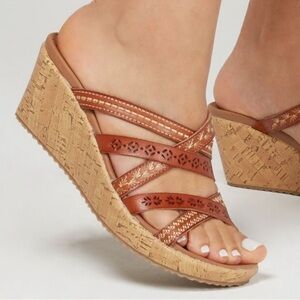 Skechers Beverlee Wedge Sandals